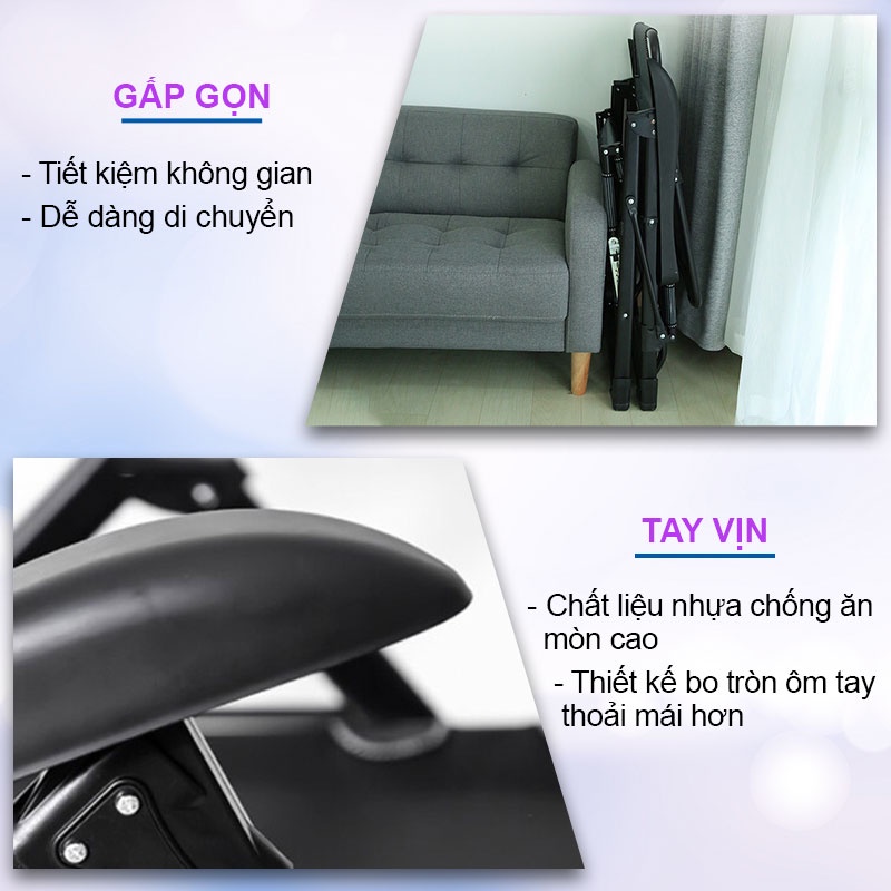 Ghế xếp thư giãn NIKITA - NKT 2036, có thể thành giường gấp