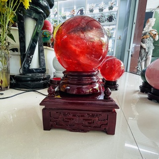 Quả Cầu Đá Boxit Núi Lửa ( Quả cầu đỏ núi lửa , Hợp Mệnh Hỏa , Mệnh Thổ , Sales Giảm Giá Cực Sốc) 5kgkg