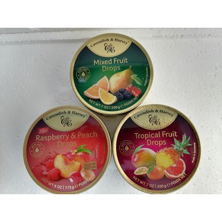 Kẹo trái cây Cavendish & Harvey Raspberry & Peach