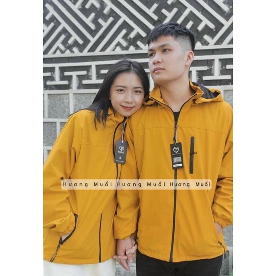 Áo gió 2 lớp khoá đen - ảnh thật + video