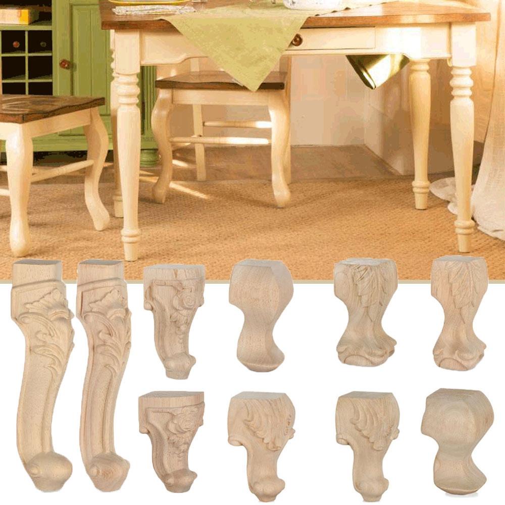 Chân Ghế Gỗ Chạm Khắc Thủ Công Phong Cách Châu Âu Cổ Điển
