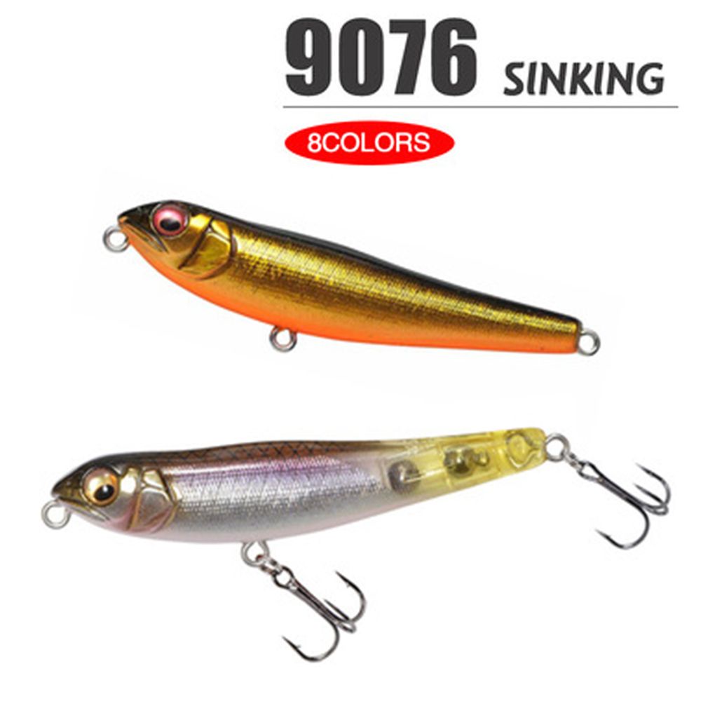 Mồi câu cá giả 71mm 7g có móc thép tùy chọn màu sắc