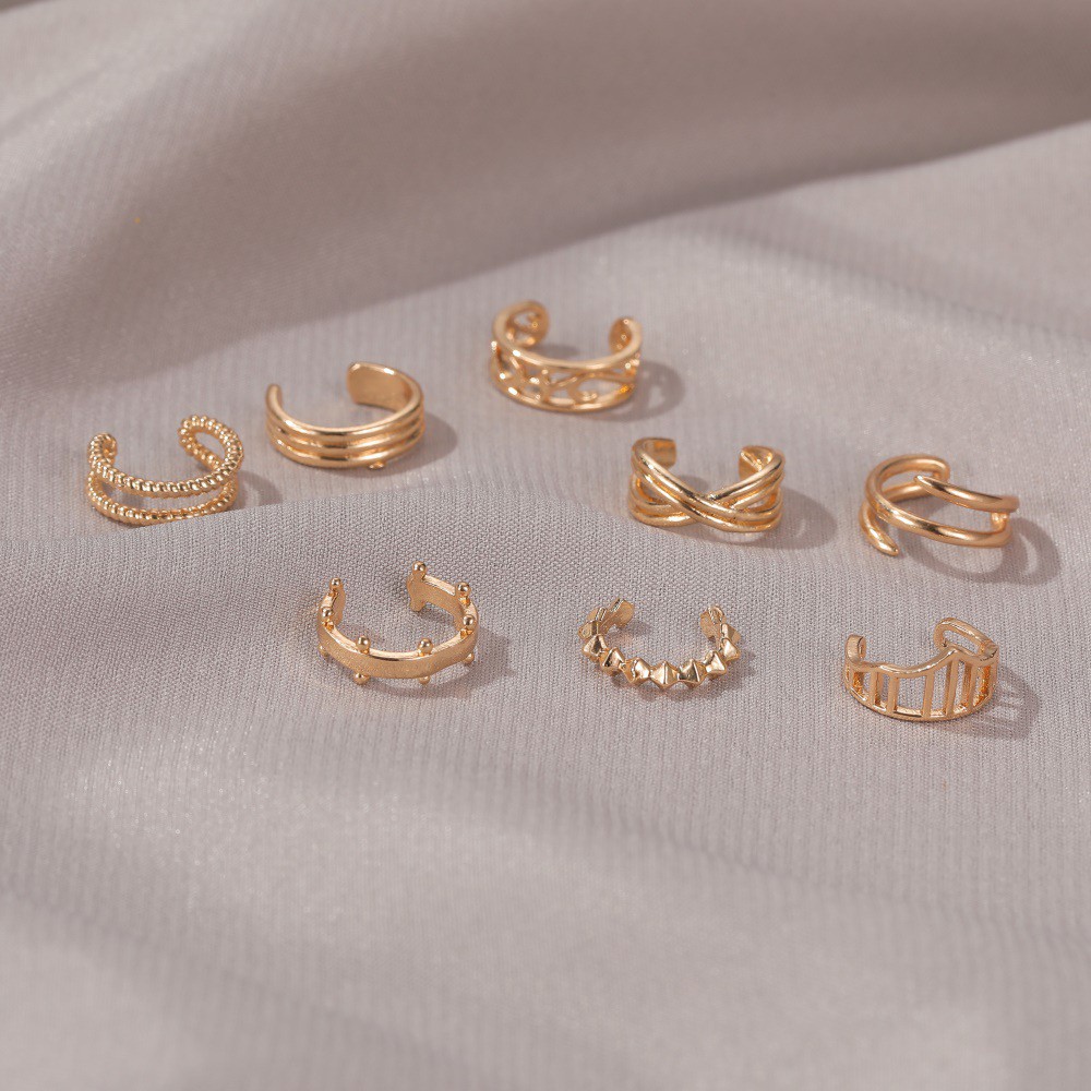 Bông Tai Hình Chữ U Kiểu Dáng Đơn Giản