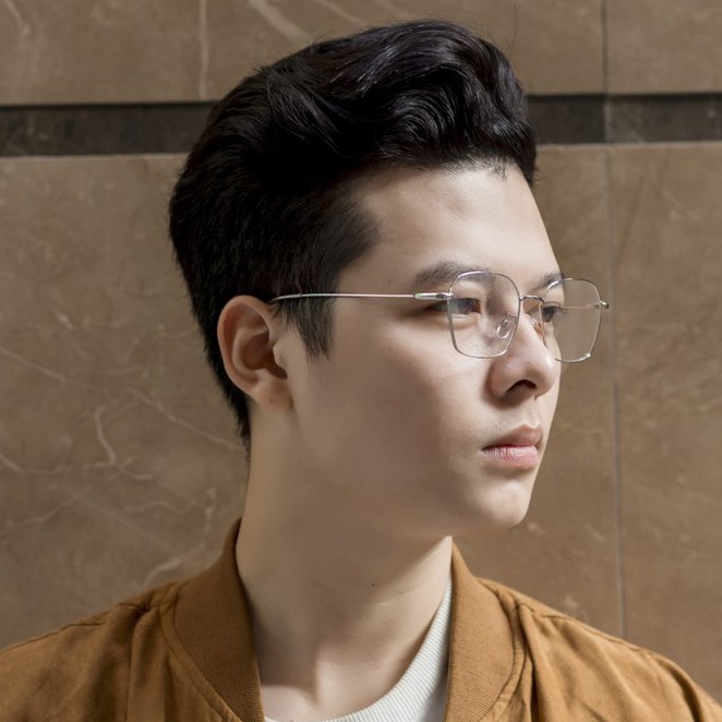 Gọng kính cận mắt vuông dáng Hàn Quốc Elmee E5256, có cắt mắt cận | BigBuy360 - bigbuy360.vn