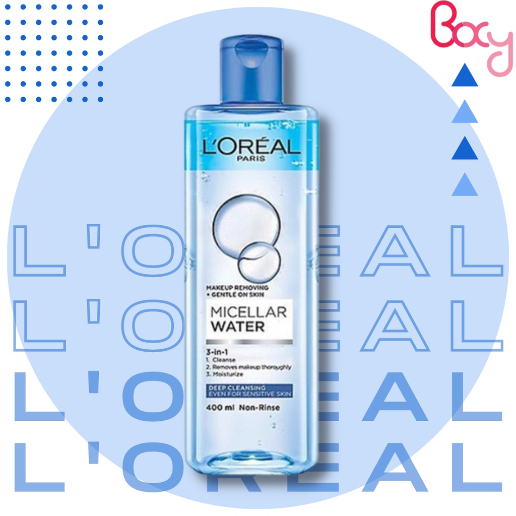 Nước Tẩy trang L'oreal Paris 3-in-1 Micellar Water 400ml