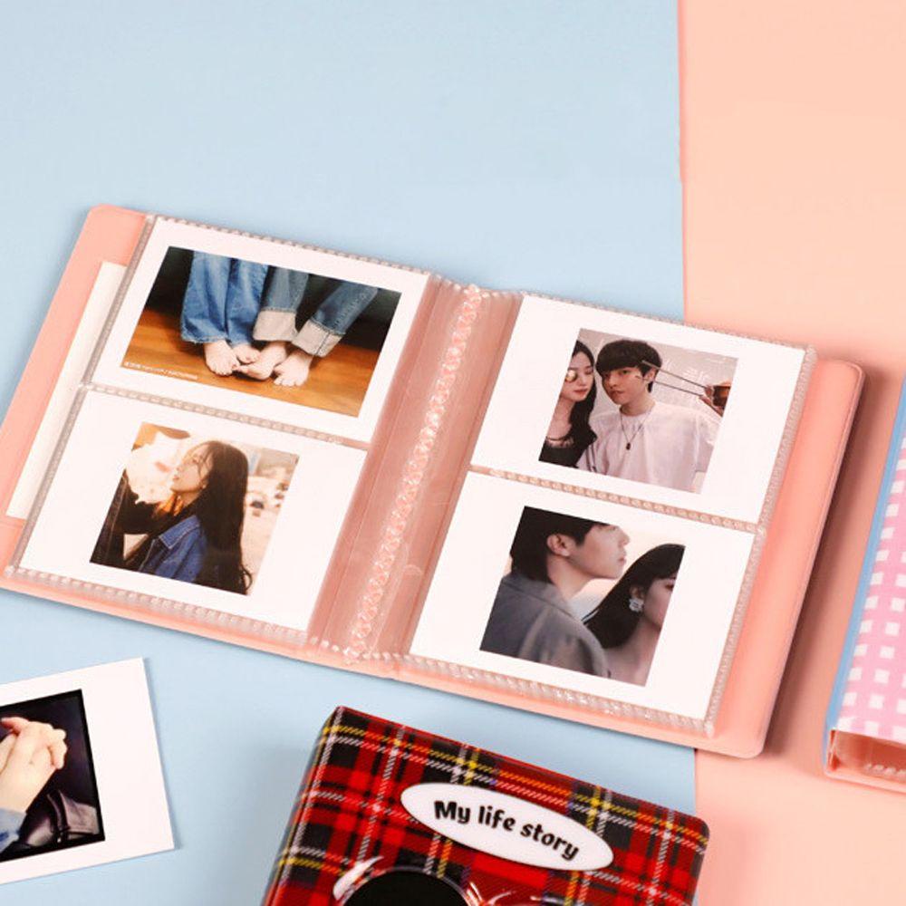 Album Đựng Ảnh / Thẻ Kpop 3inch Thiết Kế Đục Lỗ Kèm Giá Đỡ Tiện Dụng