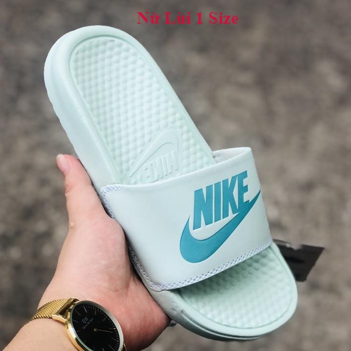Dép unisex 𝐍𝐈𝐊𝐄 ❤️FREESHIP + Hộp❤️ dép quai ngang thể thao nam nữ mk in 𝐍𝐈𝐊𝐄-𝐁𝐚𝐧𝐚𝐬𝐬𝐢,xanh-mint