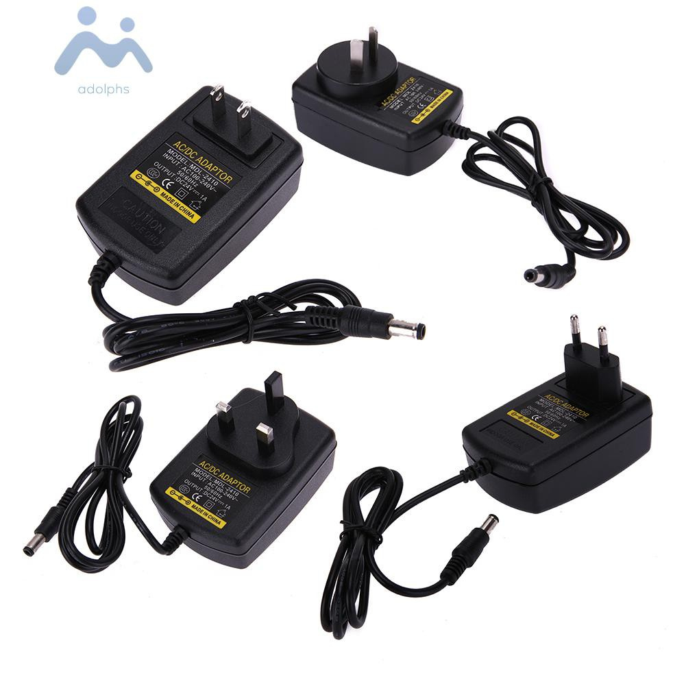 adolphs DC24V 1A Adapter AC 100V-240V to DC 24V Converter Power Supply Adapter 5.5*