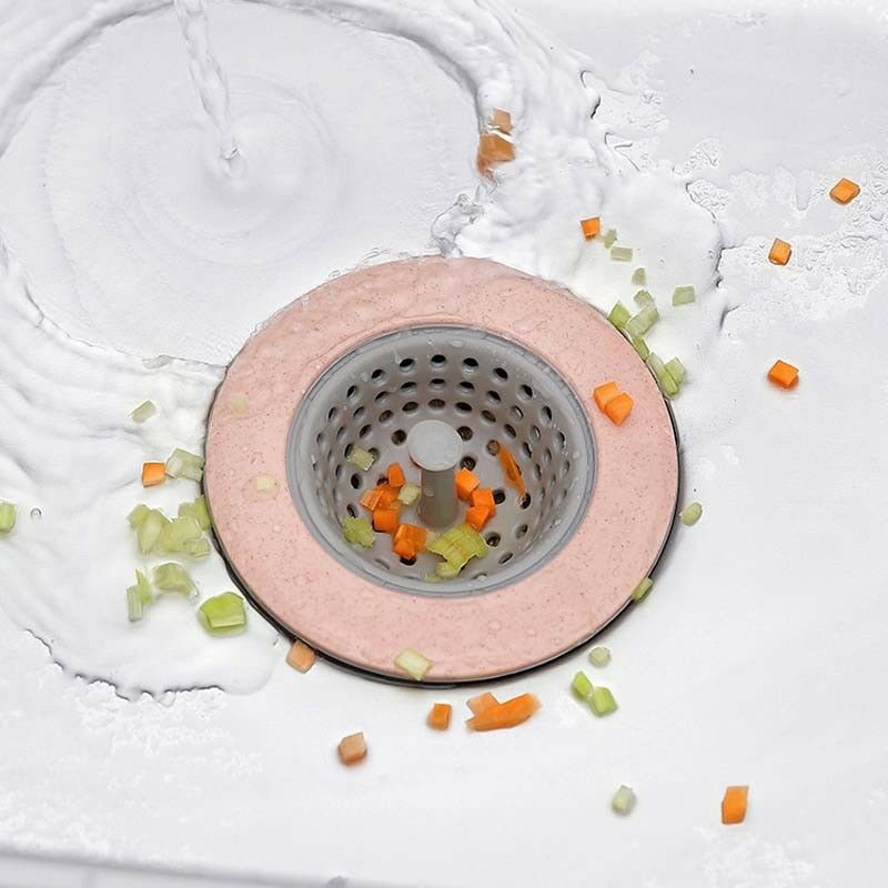 Nắp Silicone Lọc Rác Chống Tắc Nghẽn Ống Thoát Nước Nhà Tắm/Nhà Bếp