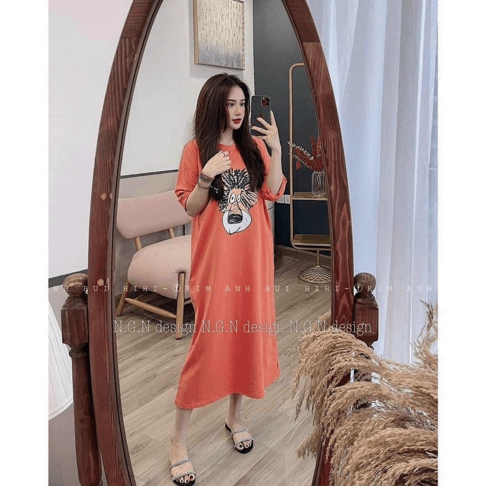 (Free ship) Mẫu Hot Đầm Cotton Xuông Siêu Xinh UP VLTN Shop