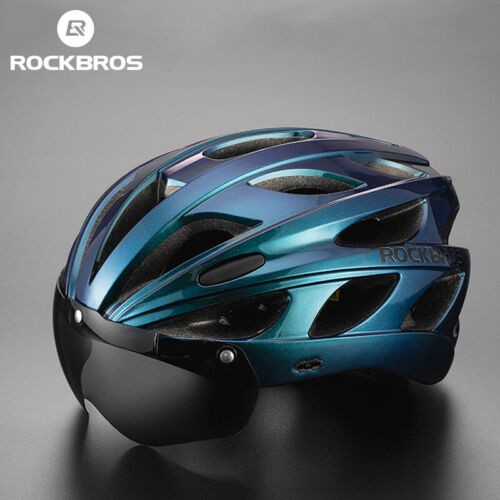 Mũ bảo hiểm xe đạp ROCKBROS có kính bảo hộ từ tính thời trang