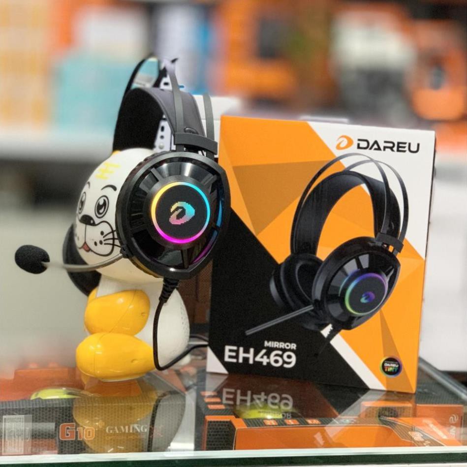 Tai nghe Gaming Dareu EH469 Queen 7.1 RGB Led - Hồng Pink Có Tai Mèo | BigBuy360 - bigbuy360.vn
