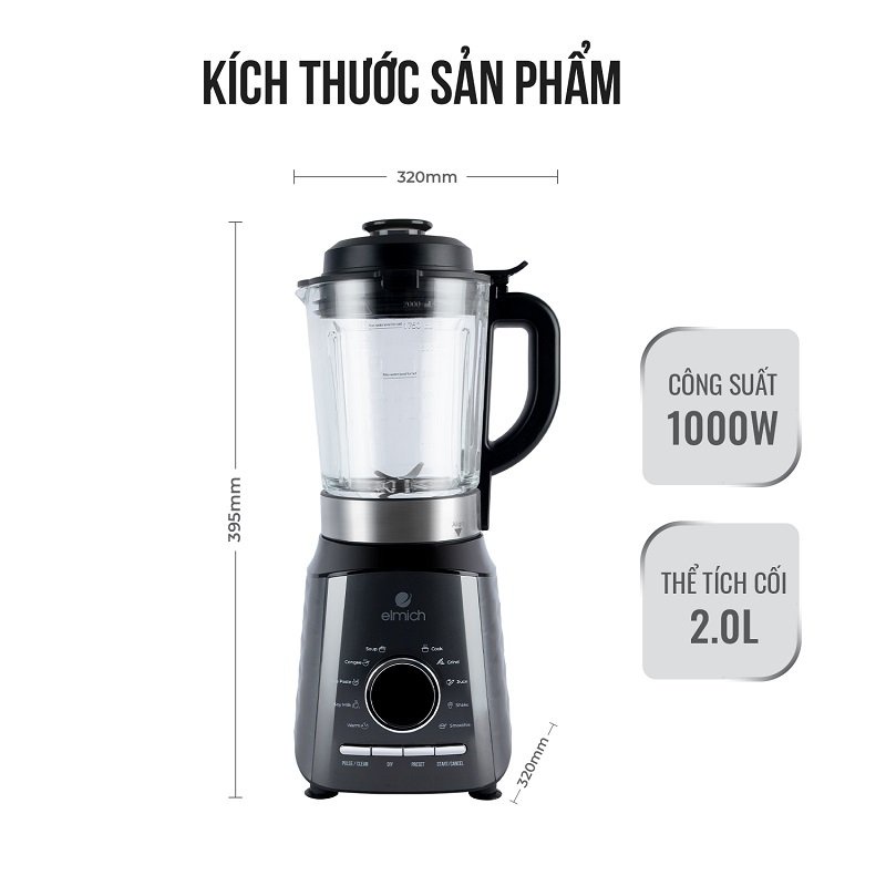 Máy Làm Sữa Hạt Elmich CBE-3902