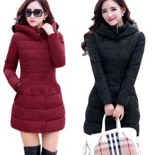 Freeship 99k TQ_Áo phao nữ dáng dài