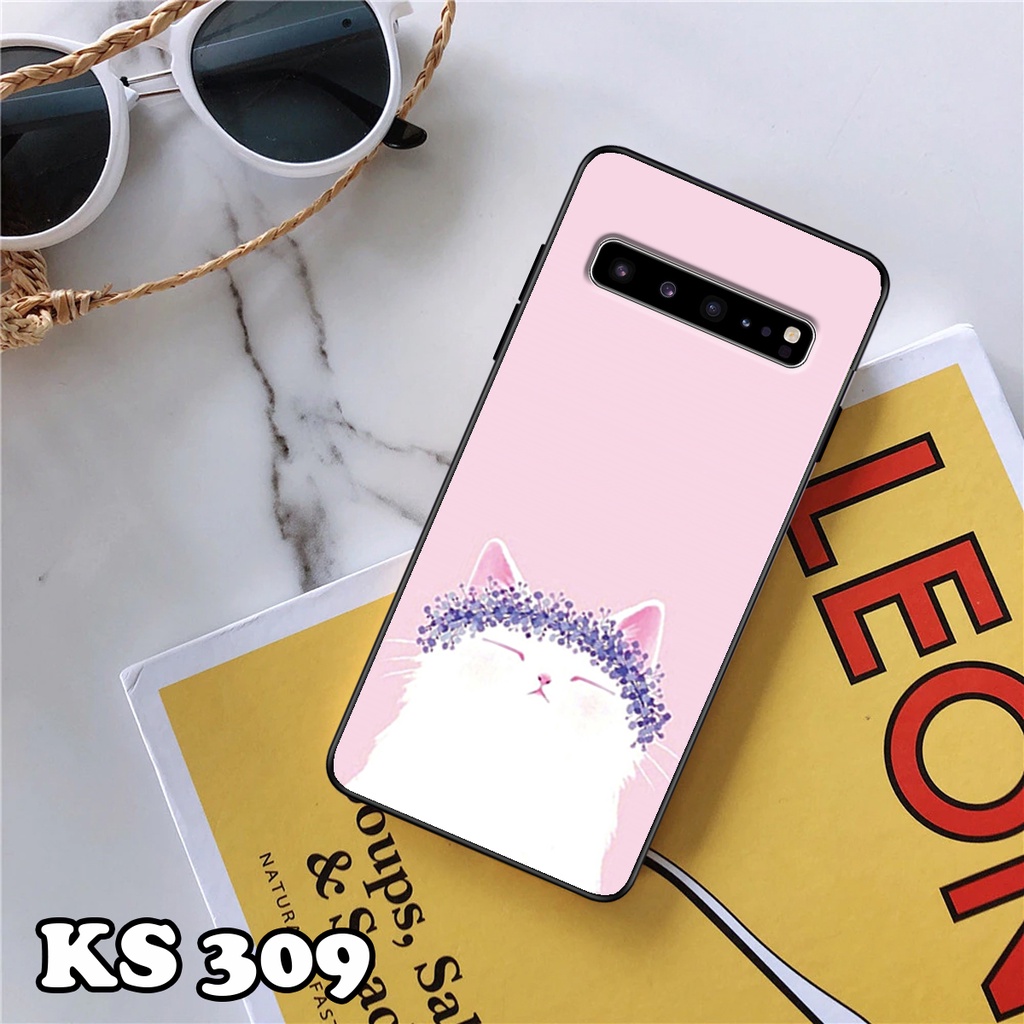 Ốp lưng Samsung S10 - S10 Plus - S10 5G - S10 Lite - S10e - Ốp Samsung in hình LoveCat - Chất liệu TPU siêu bền