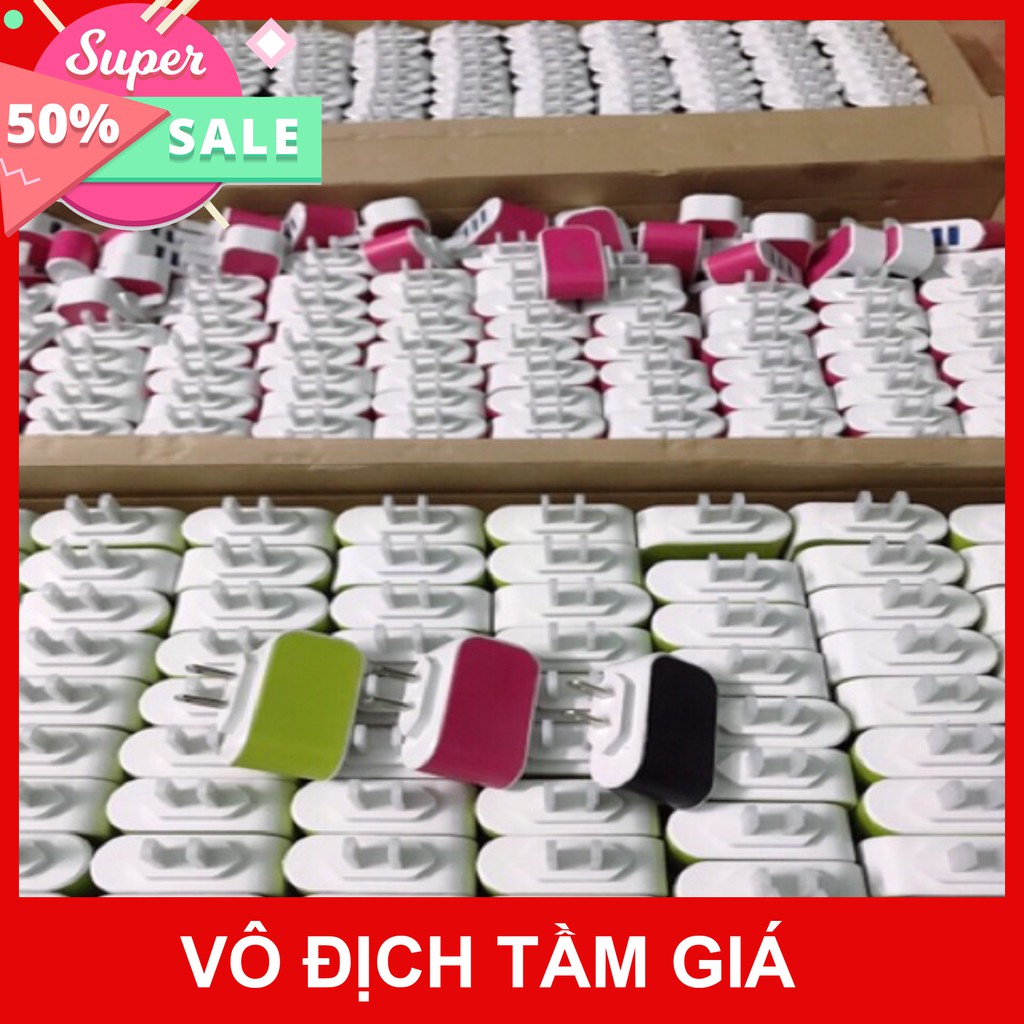 CỦ SẠC ĐA NĂNG ❤️FREESHIP❤️ Củ sạc 3 Cổng USB (Bảo hành 1 tháng)  giảm giá 50% mua ngay nhanh tay [FREESHIP] [Mã FASHION