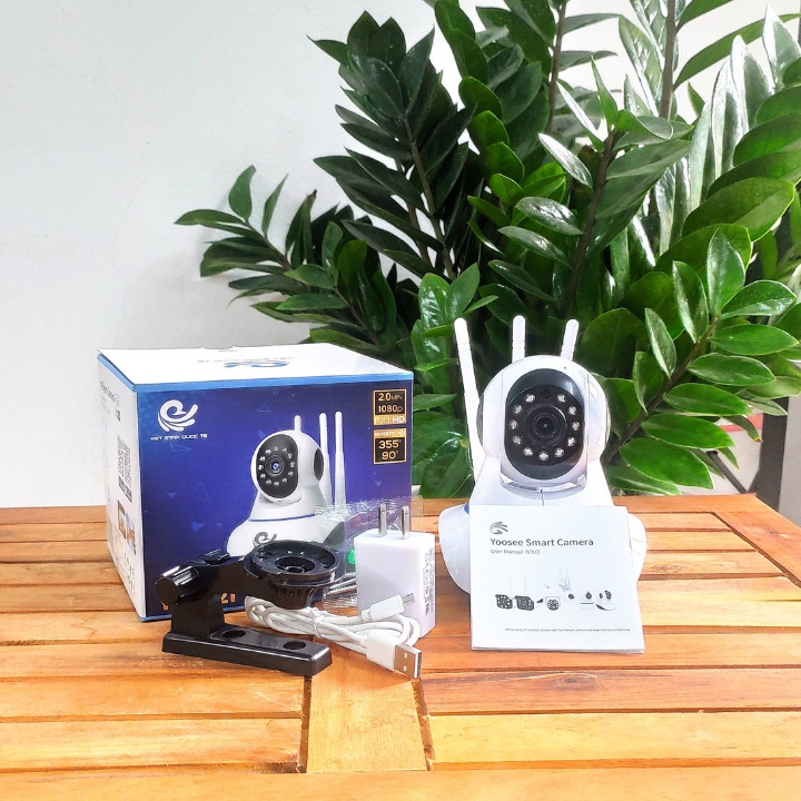 Combo Camera Yoosee 3 râu + Thẻ nhớ hãng 32Gb | 64Gb