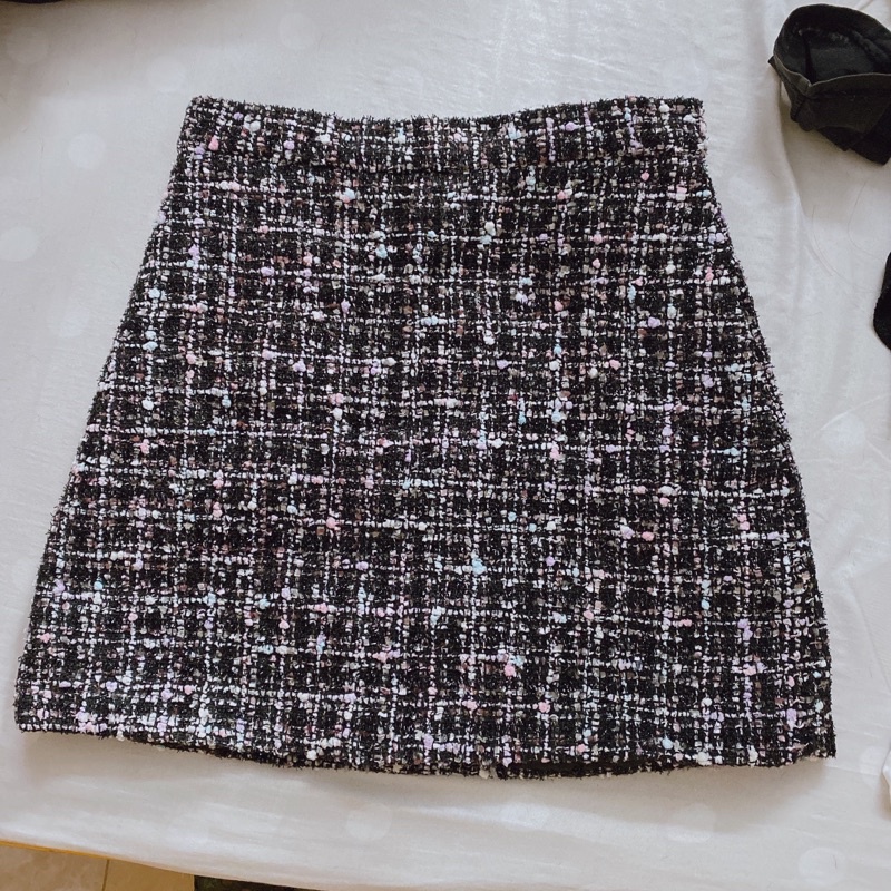 Chân váy dạ tweed thanh lý