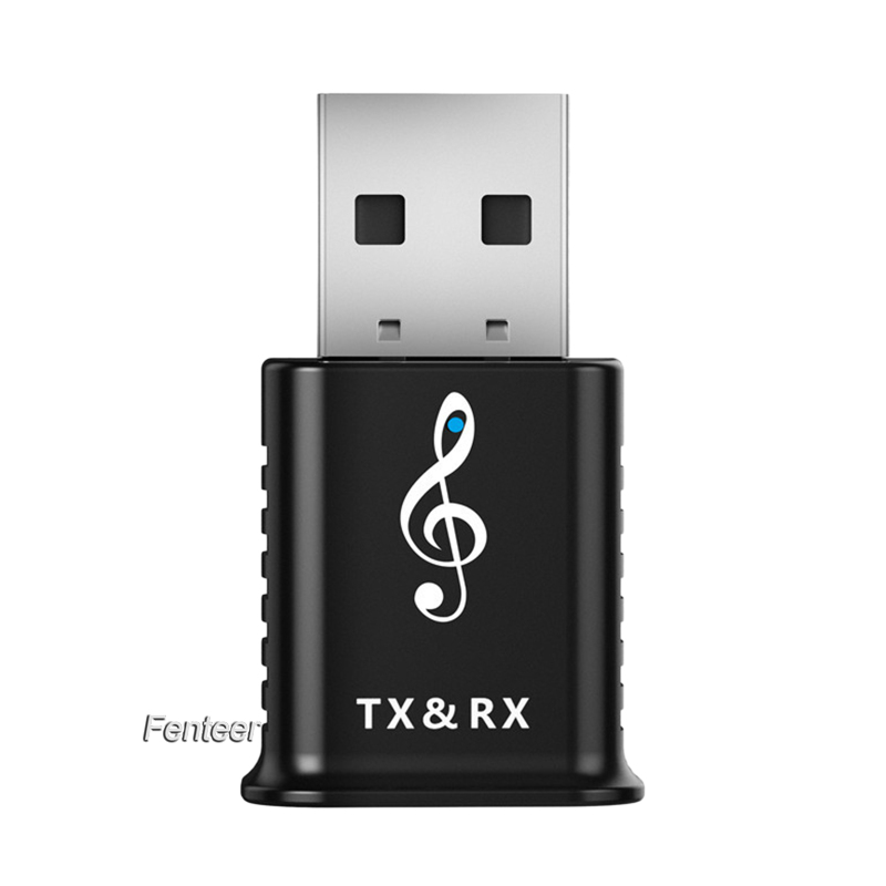 [FENTEER]2in1 USB Bluetooth 5.0 Transmitter Receiver AUX Audio Adapter for TV/PC/Car