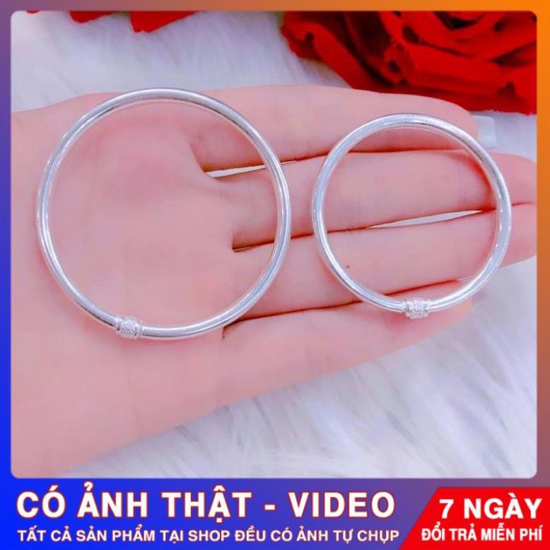 Lắc tay, vòng tay bạc nguyên chất cho trẻ em, bé sơ sinh, bé trai, gái  Tuấn Thoan JEWELRY