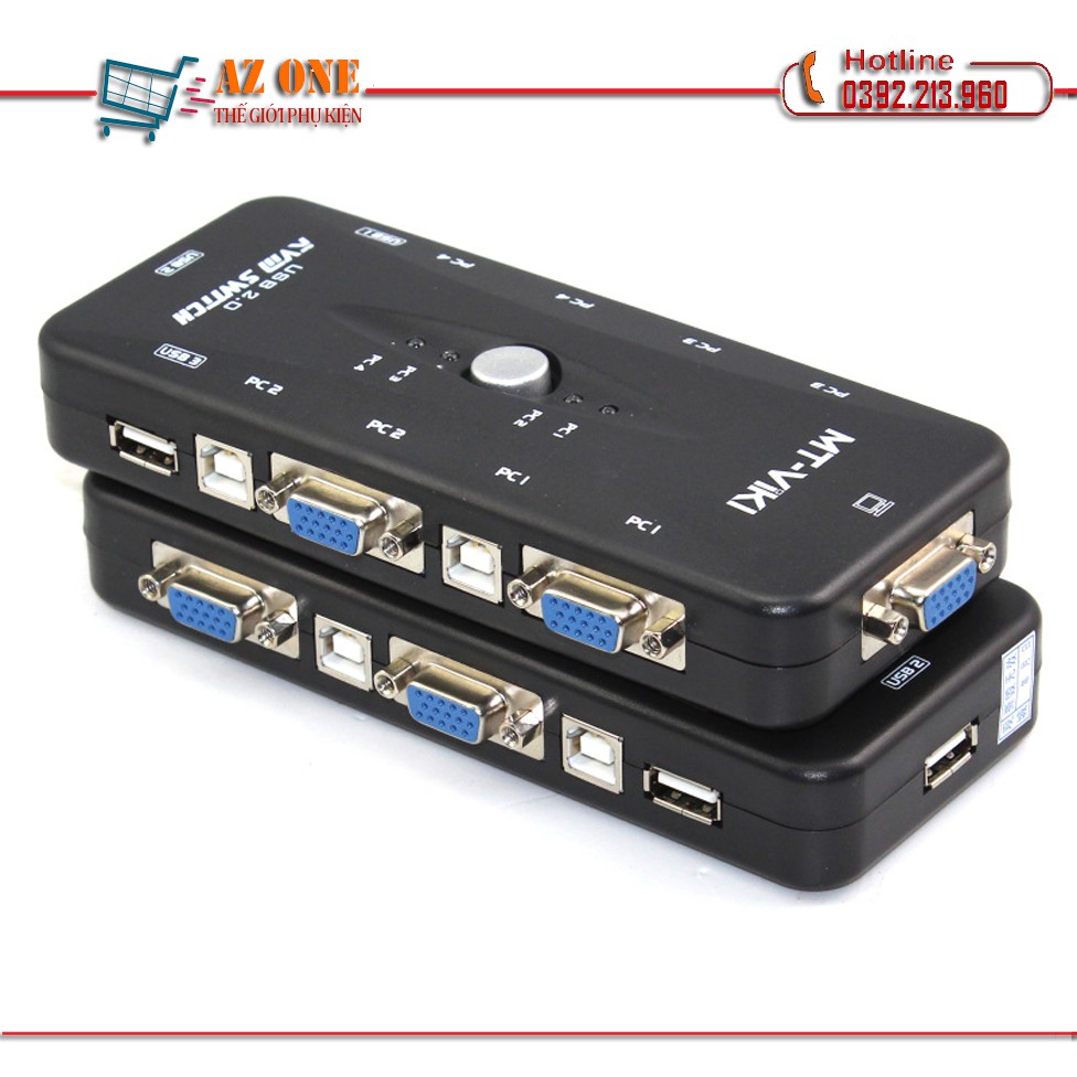 Bộ chia KVM USB MT-VIKI 4