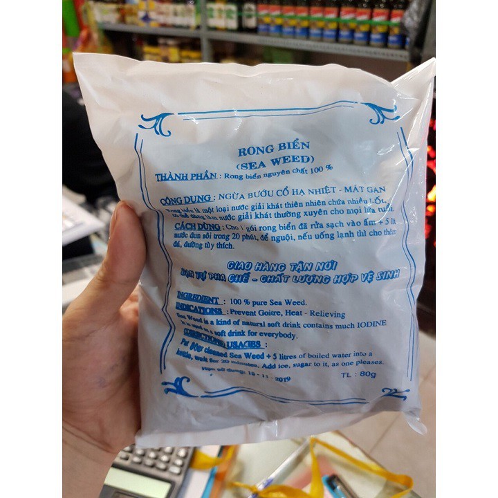 1 Gói Rong Biển Nguyên Chất Nấu Nước Sâm, Nước Mát Thanh Thủy