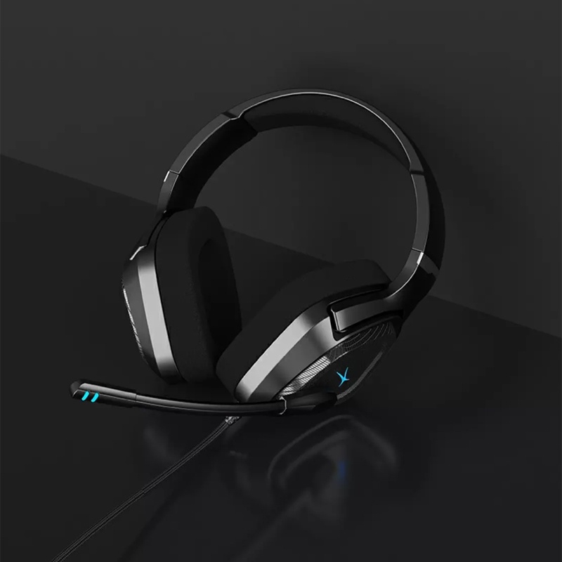 Tai nghe 7.1 gaming ALTEC ALGH9604 led logo và mic - thiết kế vành tai vuông cực ngầu (Đen) Phụ kiện 1986