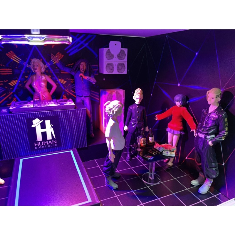 Mô hình set bàn bar 1/12