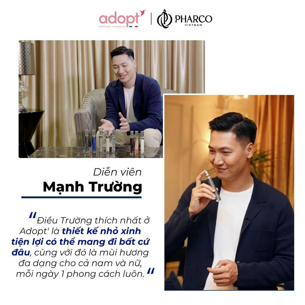 Nước hoa nữ mini ADOPT EDP 10ml chính hãng thơm lâu Quyến Rũ Ngọt Ngào Sang Trọng