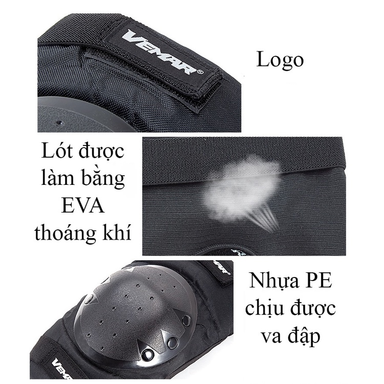 Bộ giáp bảo vệ tay và chân Vemar