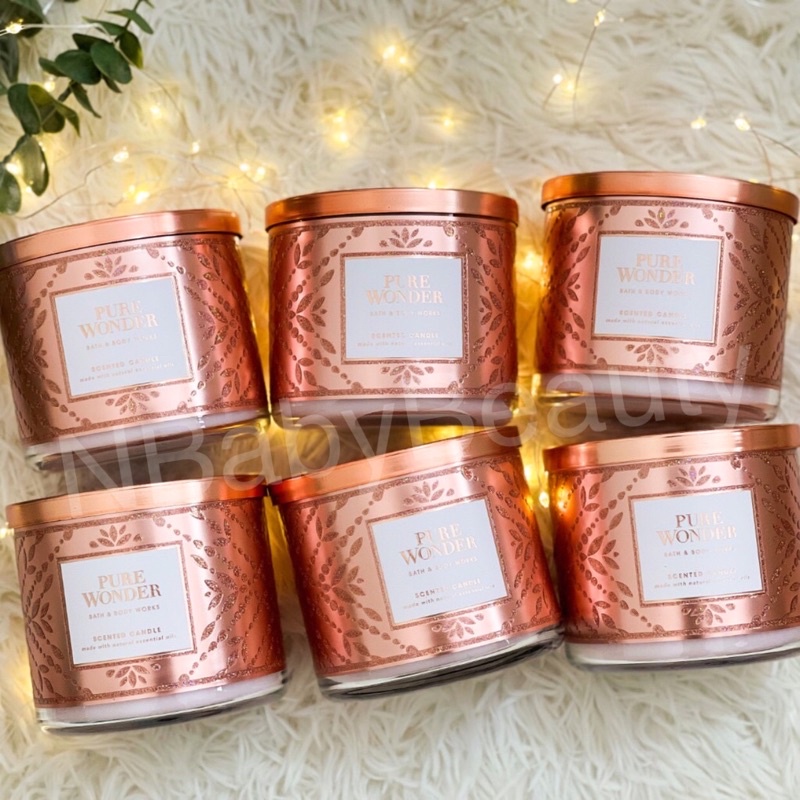 NẾN THƠM 3 BẤC-NẾN THƠM BATH AND BODY WORKS🌷PURE WONDER