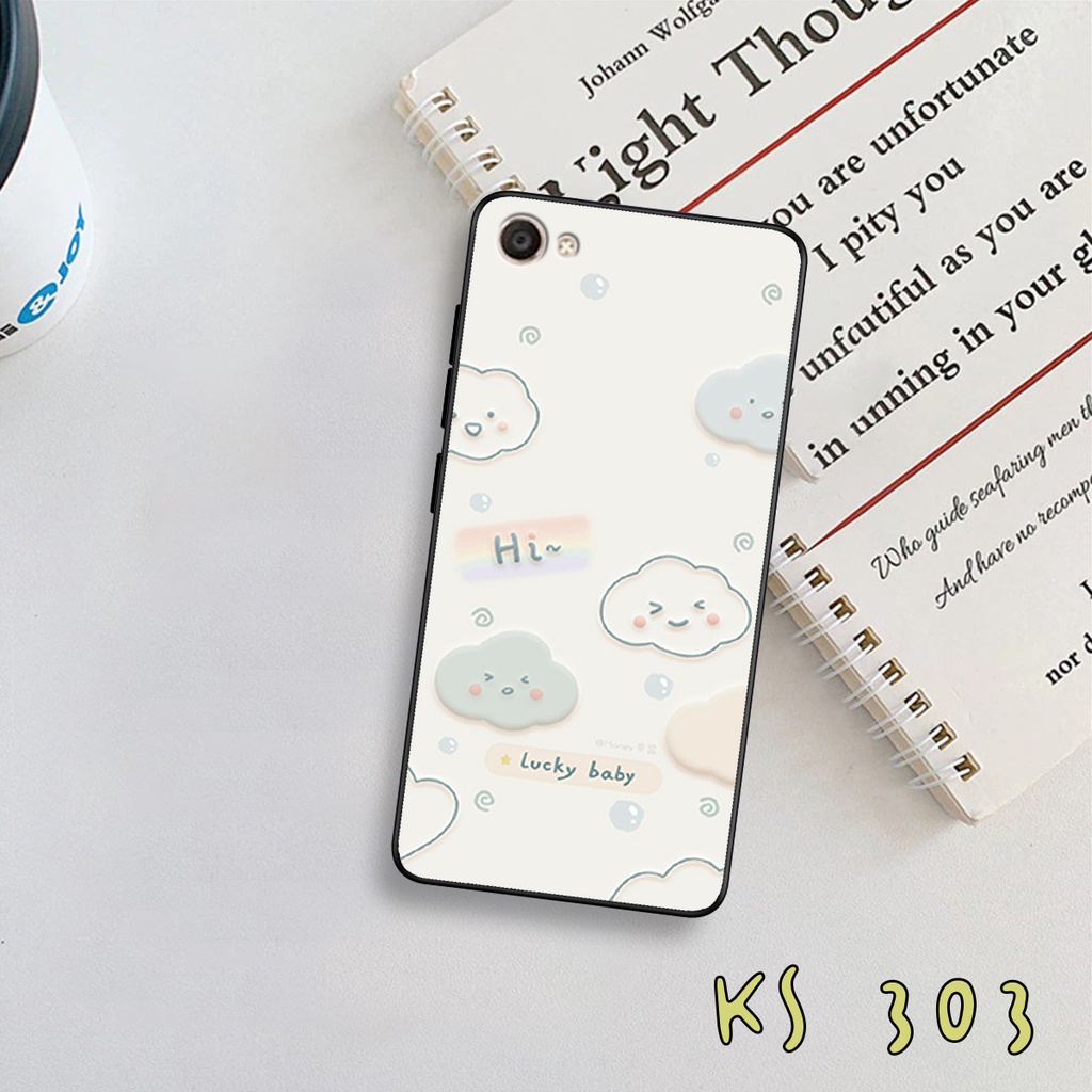 Ốp lưng Vivo Y66 - Vivo Y67 - Vivo Y75 - Ốp in hình gấu &amp; thỏ đang yêu - lưng nhám viền TPU cao cấp