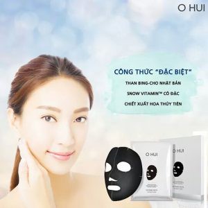 Mua 10 tặng 1 - Mặt nạ dưỡng trắng da Ohui Extreme White 3D Black Mask/ Mỹ phẩm công ty chính hãng