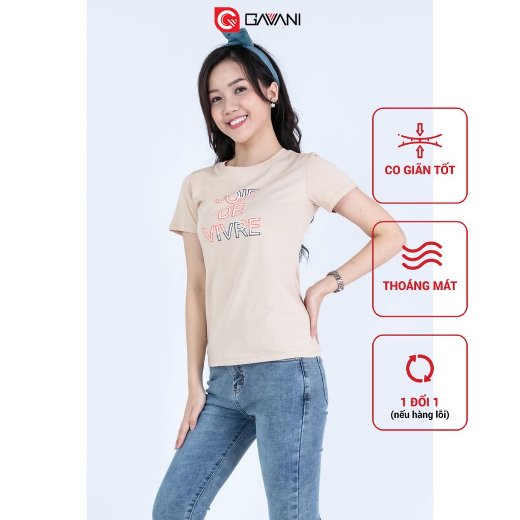 Áo Thun Nữ GAVANI_JOY OF LIFE