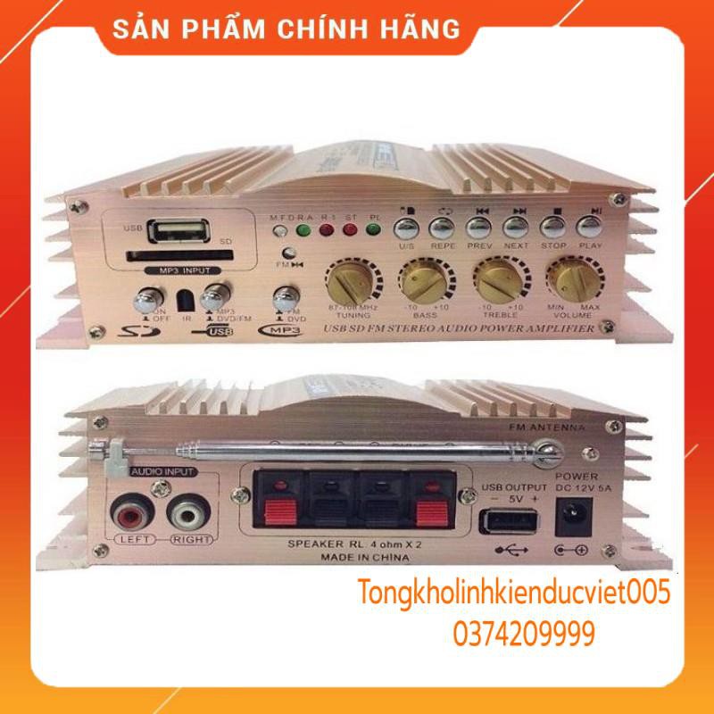 . Amply xe hơi mini SON-288 600W 12V ..