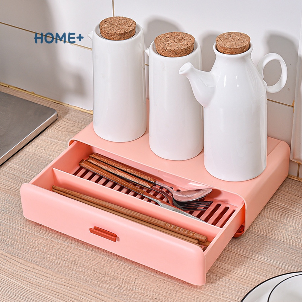 Hộp Đựng Đũa Dạng Ngăn Kéo Hai Chiều Chống Thấm Nước Tiết Kiệm Không Gian Cho Nhà Ở