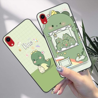 Ốp lưng điện thoại ip xr in hình khủng long siêu cute, đáng yêu