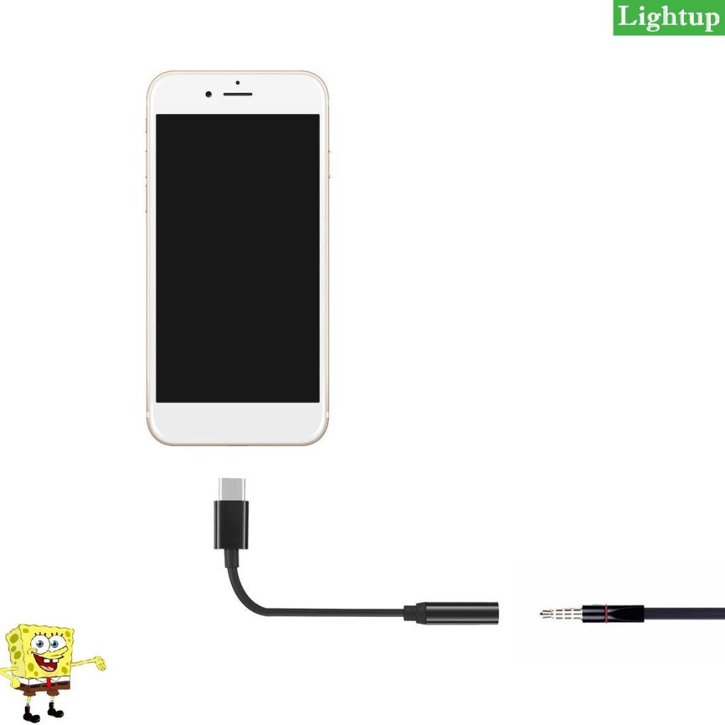 Bộ chuyển đổi cáp tai nghe mini Type-C sang 3.5mm Usb 3.1 TypeC Male sang 3.5 AUX