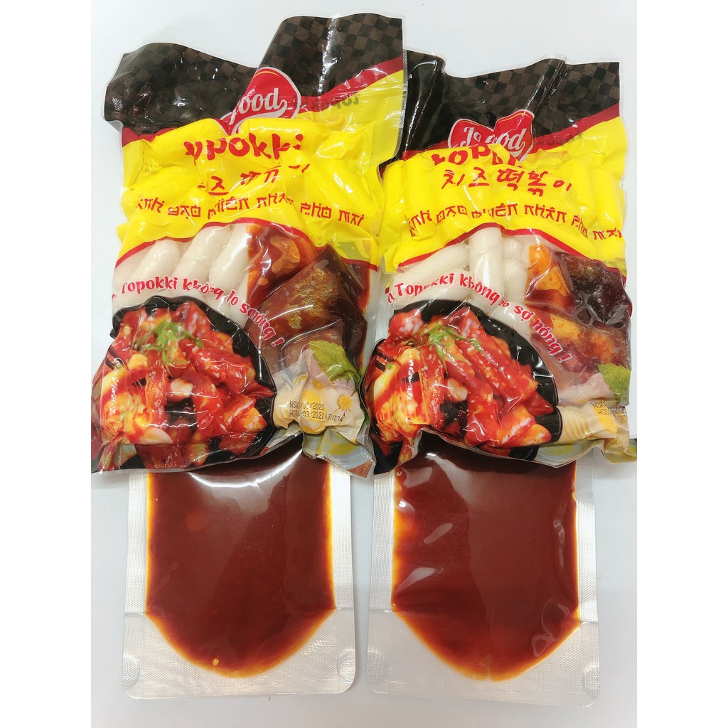 2KG BÁNH GẠO TOKBOKKI NHÂN PHÔ MAI JOFOOD SIÊU RẺ