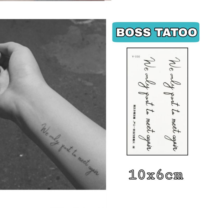 Hình xăm dòng chữ tiếng Anh a30. Tattoo.mini.ct