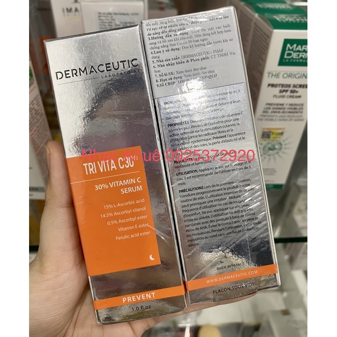 Serum sáng da chống lão hoá TRI VITA C30 DERMACEUTIC