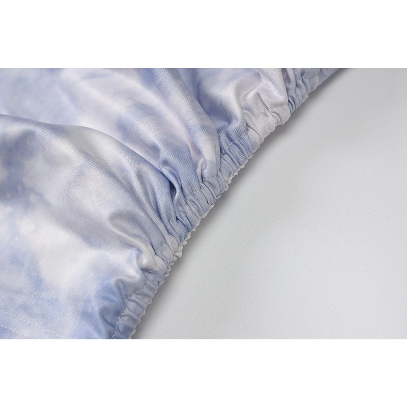 Đầm Dây Rút Hở Lưng Nhuộm Màu Độc Đáo Thời Trang Cho Nữ