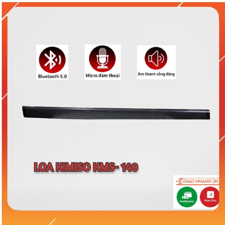 Loa Thanh Dài Siêu Trầm Hay Bluetooth Gaming SoundBar KIMISO- KMS140 Chuyên Dùng Cho Tivi,Laptop,Máy Tính Để Bàn.