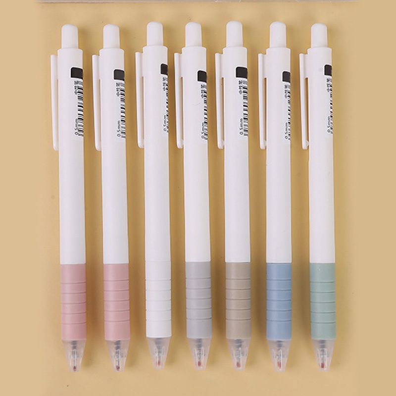 Set 6 Bút Bi Mực Đen Ngòi 0.5mm