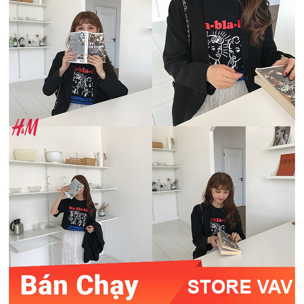 [FREESHIP_ĐƠN_99K] ÁO Thun nữ Bla-bla-Bla - StoreVav