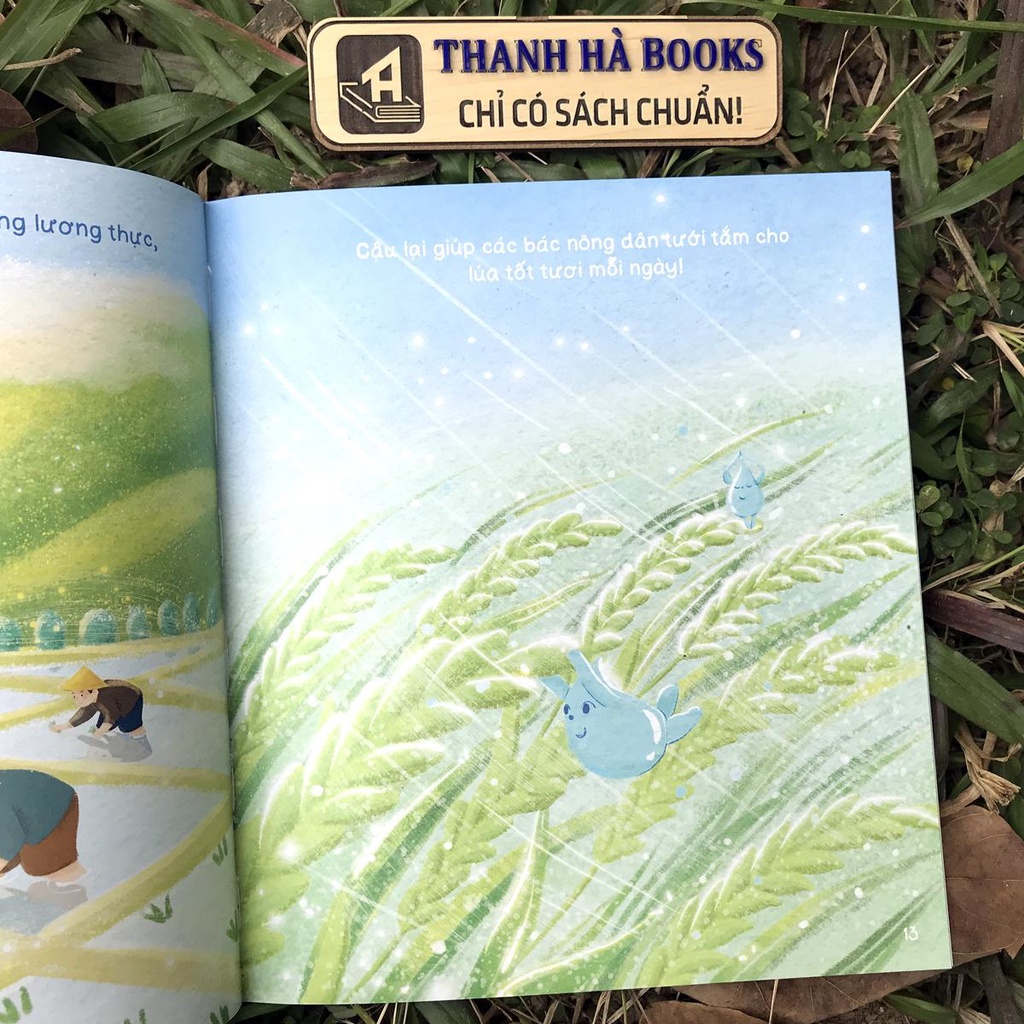 Sách - Thế giới quanh em - Mưa nắng nắng mưa Dành cho bé 0 - 6 tuổi (Dòng sách đọc to) tăng kèm sticker (Lẻ tùy chọn)