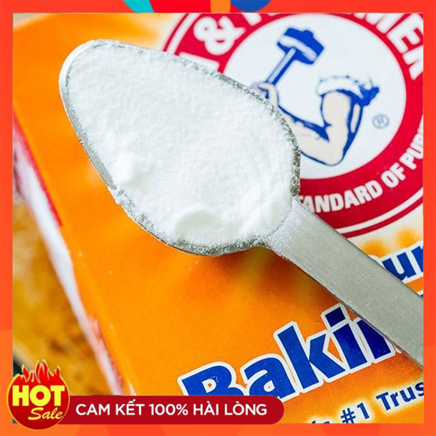 Bột Baking soda đa công dụng 454 gam khử mùi, diệt khuẩn, tẩy rửa, làm bánh, chăm sóc da - Nhập khẩu từ Mỹ