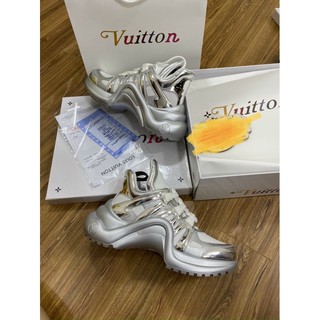 Giày thể thao LVs bạc cao cấp (free ship)