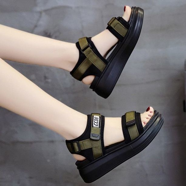 Giày Sandal Nữ Đế Xuồng Mềm Thời Trang