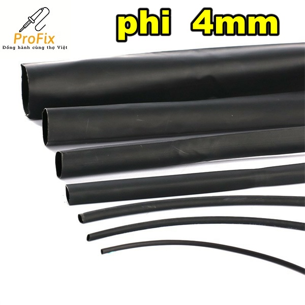 Gen co nhiệt 4mm- (1 sợi 1 mét)